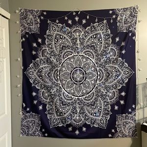 Purple tapestry